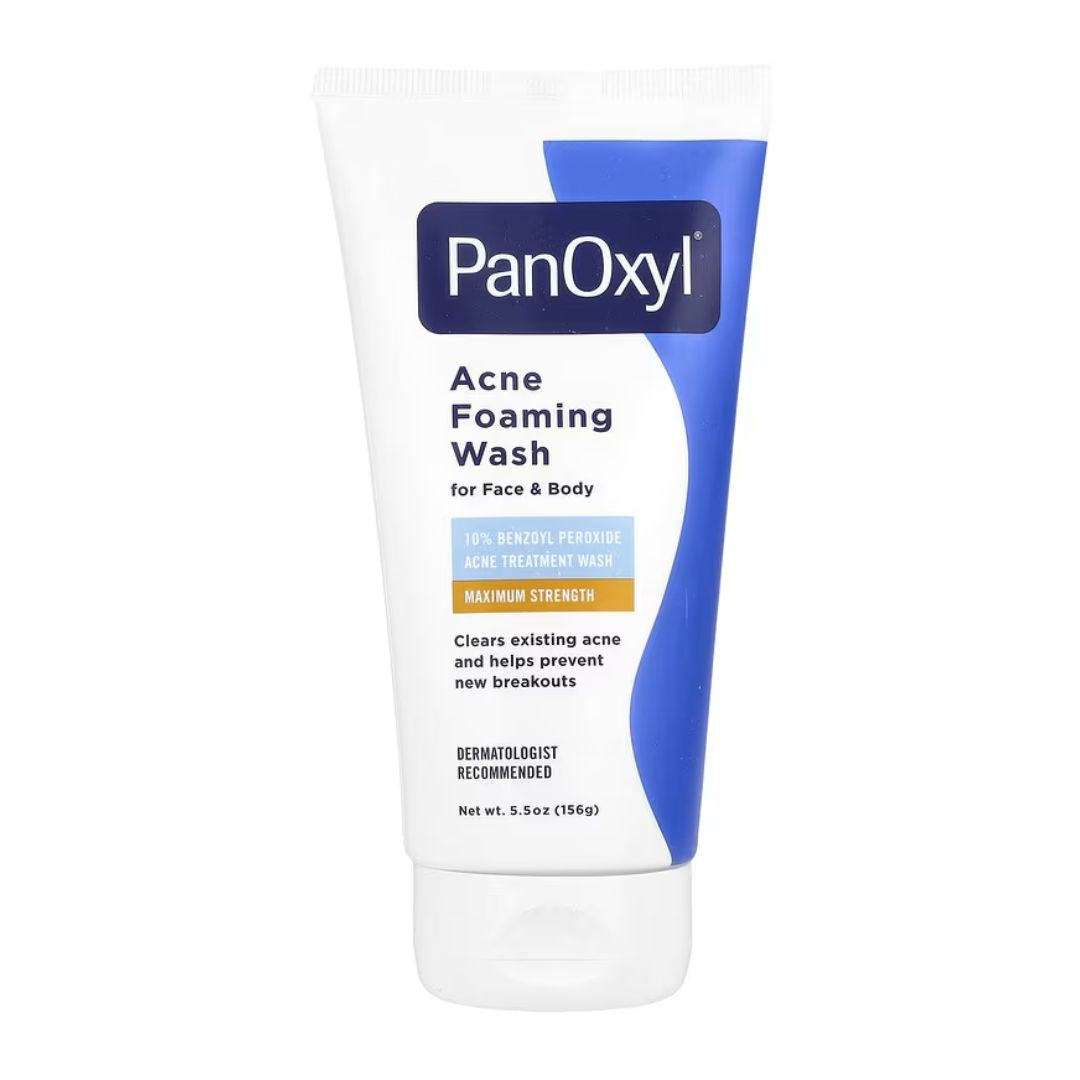 PanOxyl, Acne Foaming Wash, For Face & Body