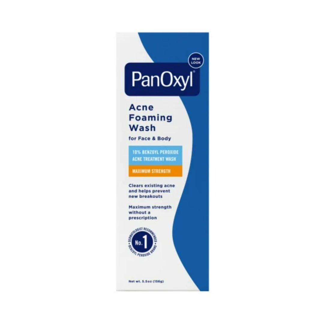 PanOxyl, Acne Foaming Wash, For Face & Body