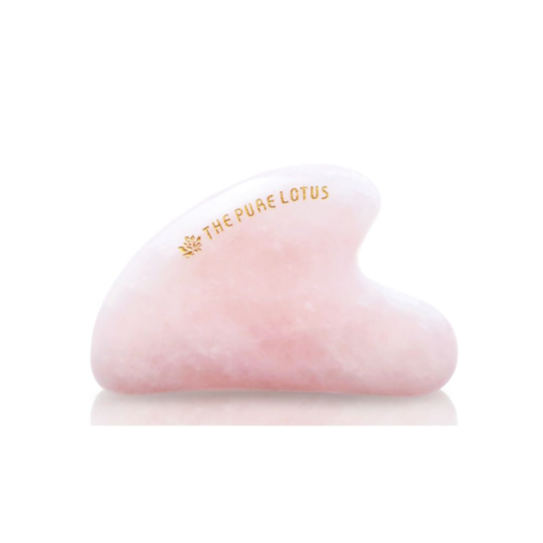 THE PURE LOTUS - Rose Quartz Guasha