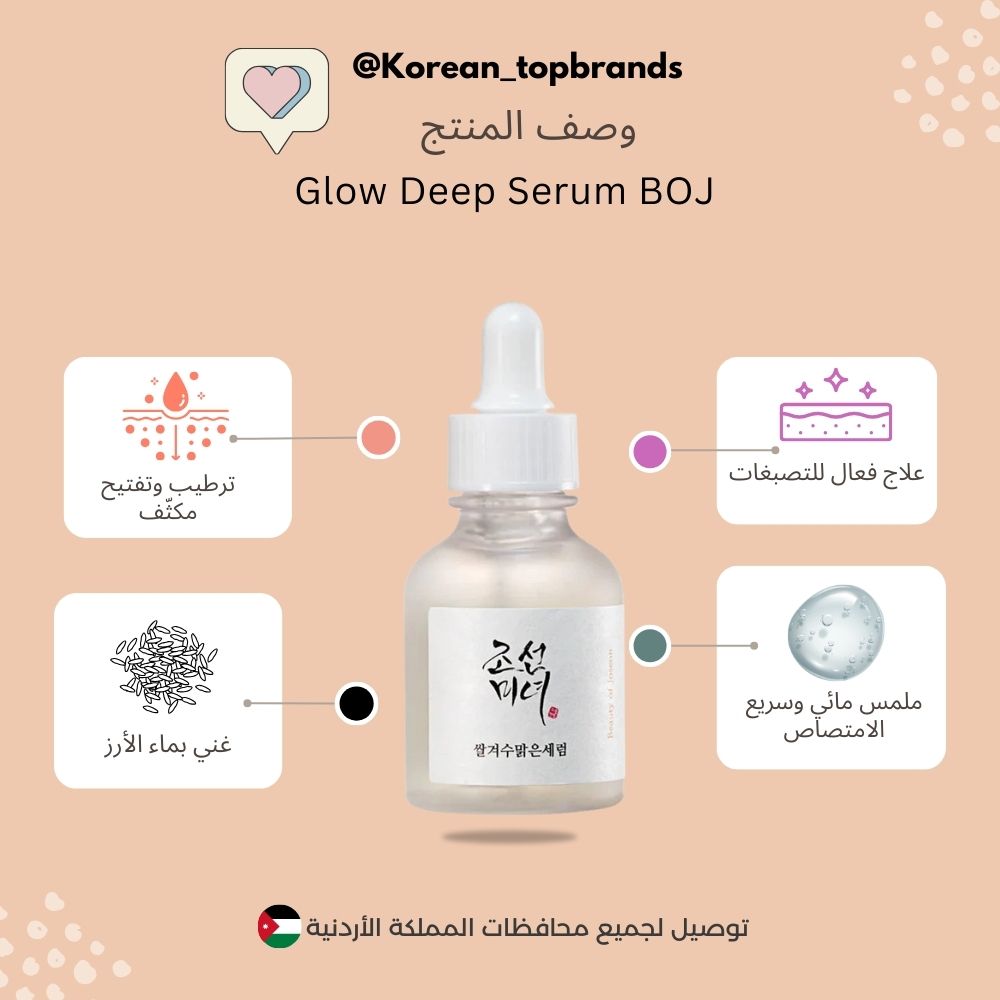 BEAUTY OF JOSEON GLOW DEEP SERUM ( RICE + ALPHA-ARBUTIN )