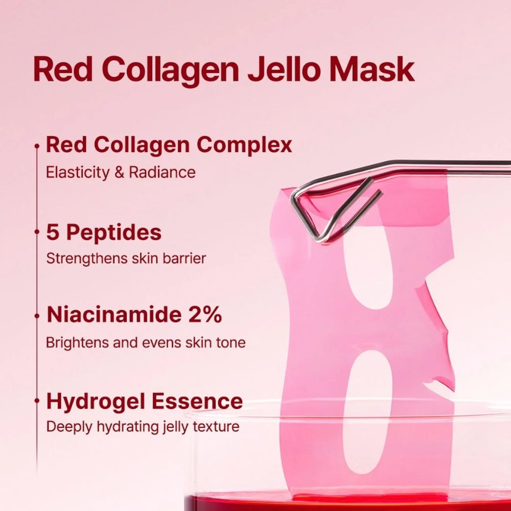 Arencia - Red Collagen Jello Mask Set