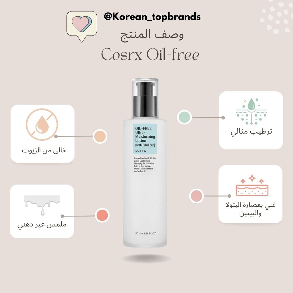 COSRX Oil Free Ultra Moisturizing Lotion