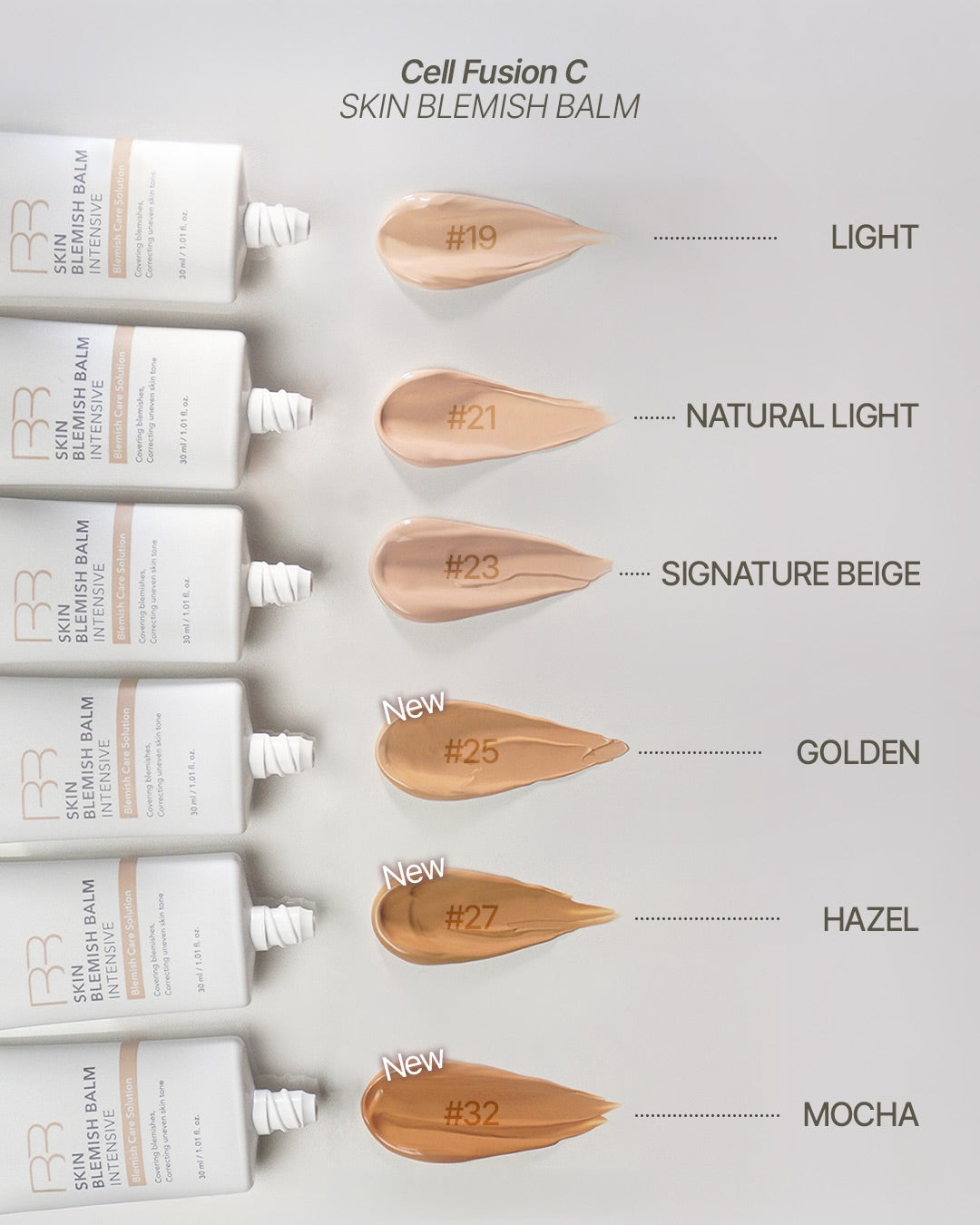 Cell Fusion C - Skin Blemish Balm Intensive - 6 Colors
