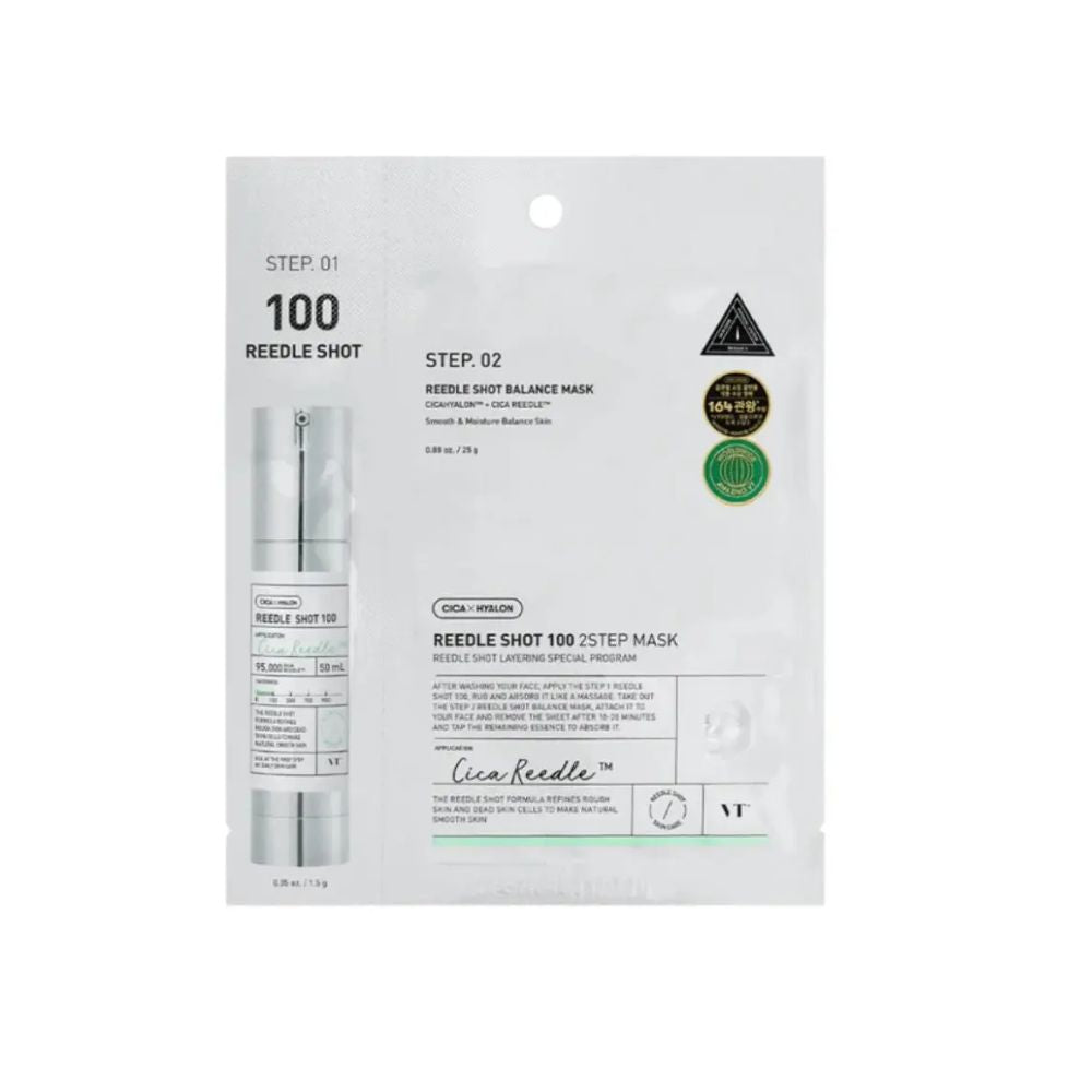 VT Cosmetics Mild Reedle Shot 100 2-Step Mask